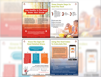 Heat Guide E Book color creative design e book illustration layout spread vector