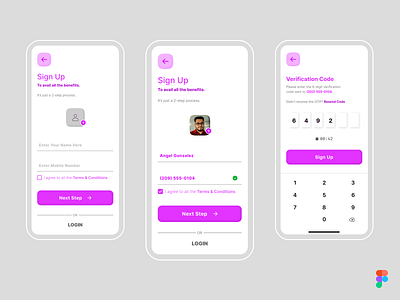 Daily UI Challenge Day 1 app concept dailyui design figma ios ui uidesign