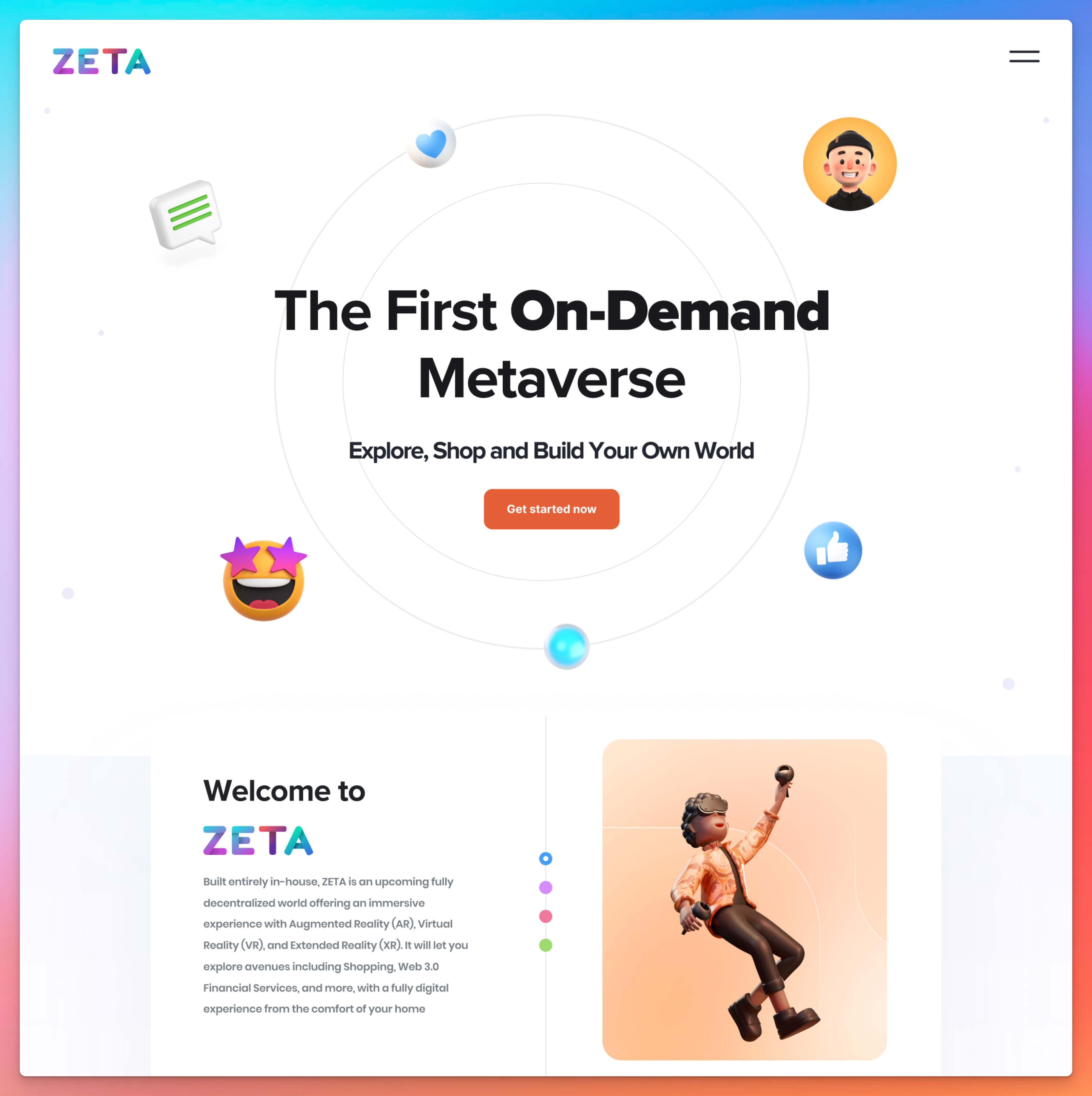 On-Demand Metaverse Design ar bitcoin branding clean crypto cryptocurency design ethereum metaverse responsive ui vr web design website