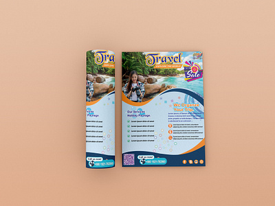Travel Flyer Design. business card busiyer catalog creast flyer graphic design id card liflete logo magazin menu motion graphics
