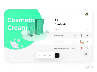 Beauty Products & Categories - eCommerce animation design graphic design minimal motion graphics ui uiux user interaction ux web