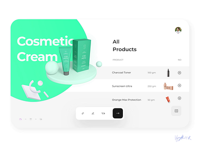 Beauty Products & Categories - eCommerce animation design graphic design minimal motion graphics ui uiux user interaction ux web