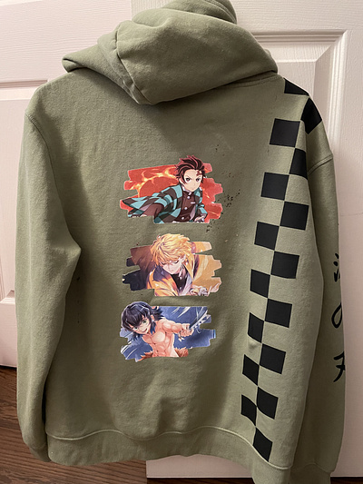 Demon Slayer | Hoodie Design [Back] apparel graphic design