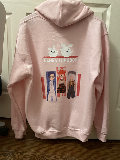 Elnea Kingdom | Hoodie Design [Back] apparel graphic design