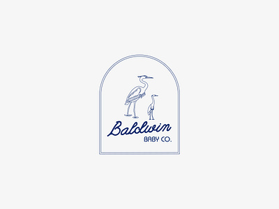 Baldwin Baby Co. Logo 2025 logo aesthetic design brand brand logo branding business branding business logo company branding company logo graphic designer handdrawn style illustration logo logo design ui vector