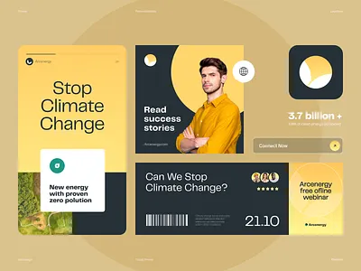 Arcenergy Branding brand guidelines brand identity brand sign branding business design halo halo lab identity logo logo design logotype marketing packaging smm startup