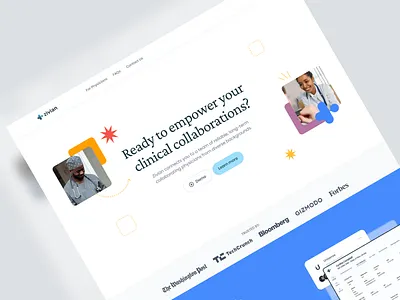 Zivian Health - home page design digital doctor health healthcare medicine minimal ui uidesign web wellness
