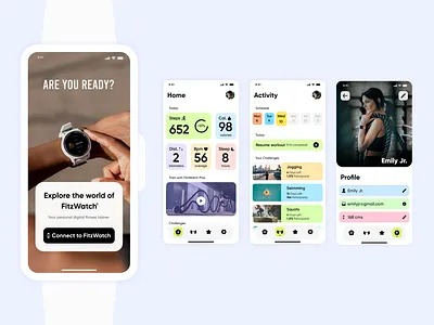 Health Tracker App appdesign best branding design figma graphic design health health tracking app logo minimalistic mobile mobile app mobile app designing photoshop ui uiux userexperience ux wireframes xd