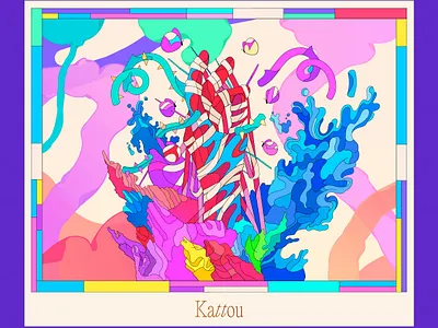 Kattou Illustration. adobe art branding design graphic design illustration ui ux vector