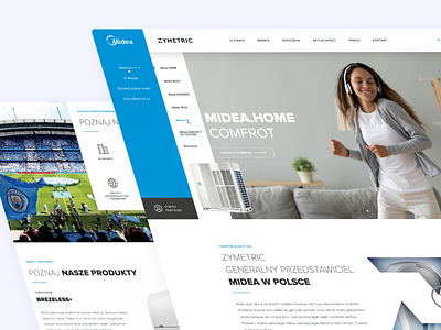 Zymetric website and web app design blue case study custom web design dashboard design design minimalistic product design ui ux web web development webdesign website website design