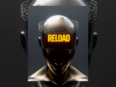 Reload || Future Humans Collection 3d 3d art 3d graphics 3d motion animation animation design art design artlebedev branding cryptoart design digital digital art ethereum future metaverse motion motion design motion graphics nft