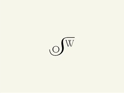 SoW branding custom type logo monogram typography