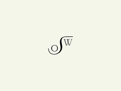 SoW branding custom type logo monogram typography