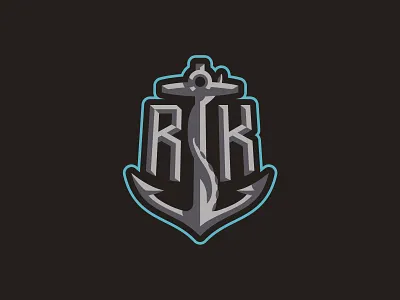 Rhode Island Kraken anchor brand branding design illustration kraken logo mascot matthew doyle monogram nautical ocean octopus rhode island sea ship sports tentacle vector water