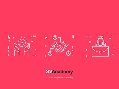 SV Academy ui illustrations design drawing graphic design icons illustration ui vector