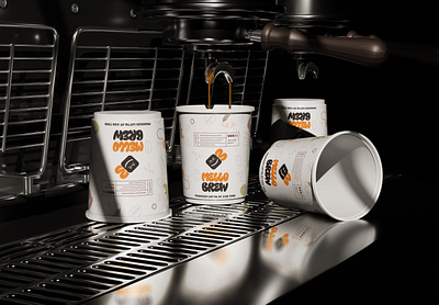 Brand Identity - Mello Brew brand branding graphic design identity logo logodesign