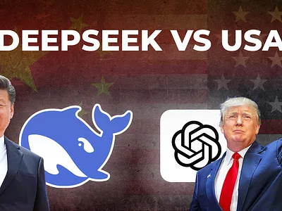 Youtube Thumbnail Design (Social Media) Deepseek VS USA ai branding chatgpt china content deepseek design high media quality social thumbnail usa youtube