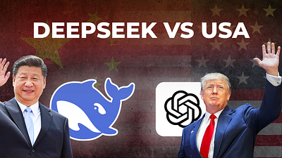 Youtube Thumbnail Design (Social Media) Deepseek VS USA ai branding chatgpt china content deepseek design high media quality social thumbnail usa youtube