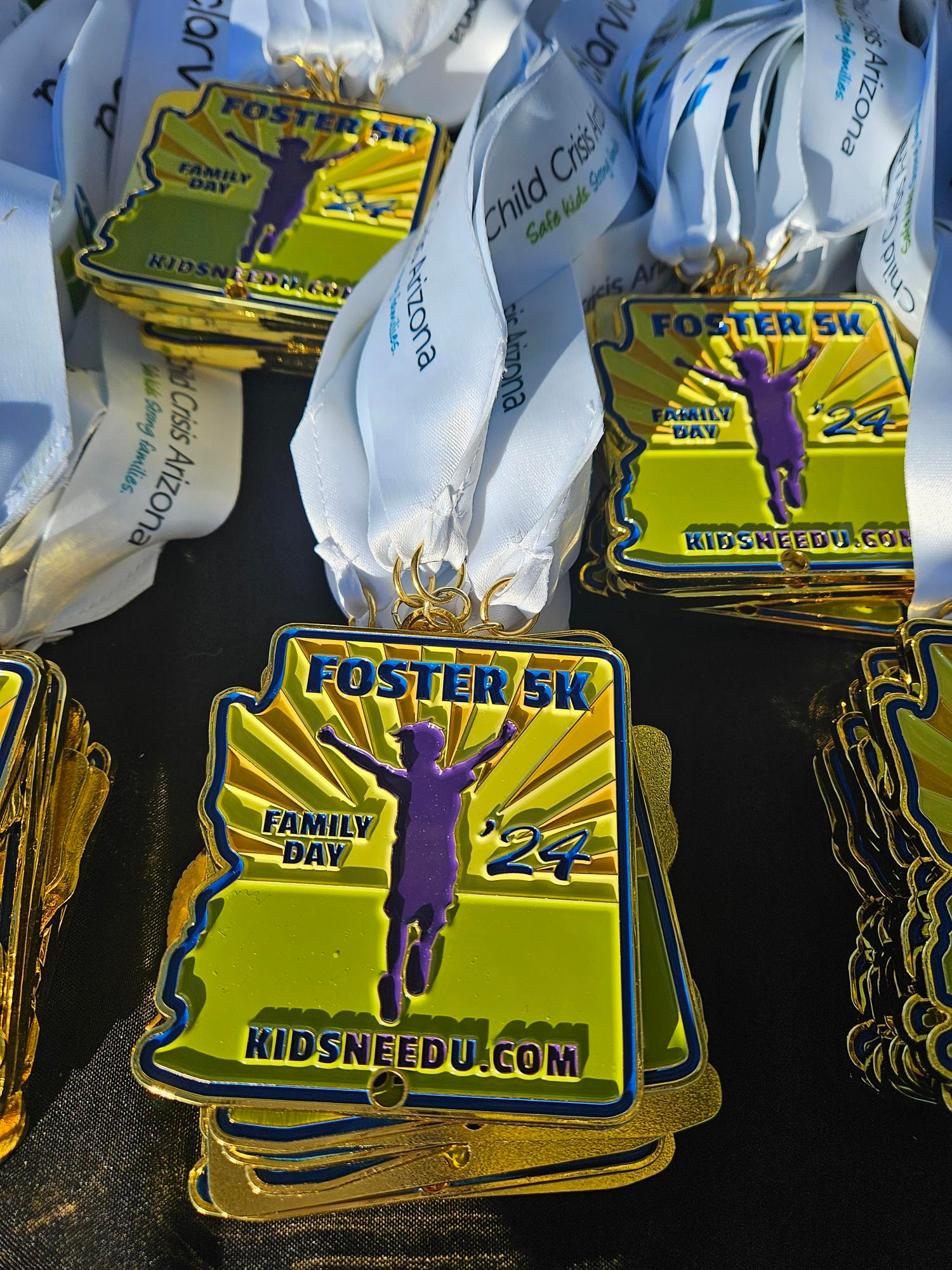 Foster 5K Race Medal Logo Design graphic design logo design medal
