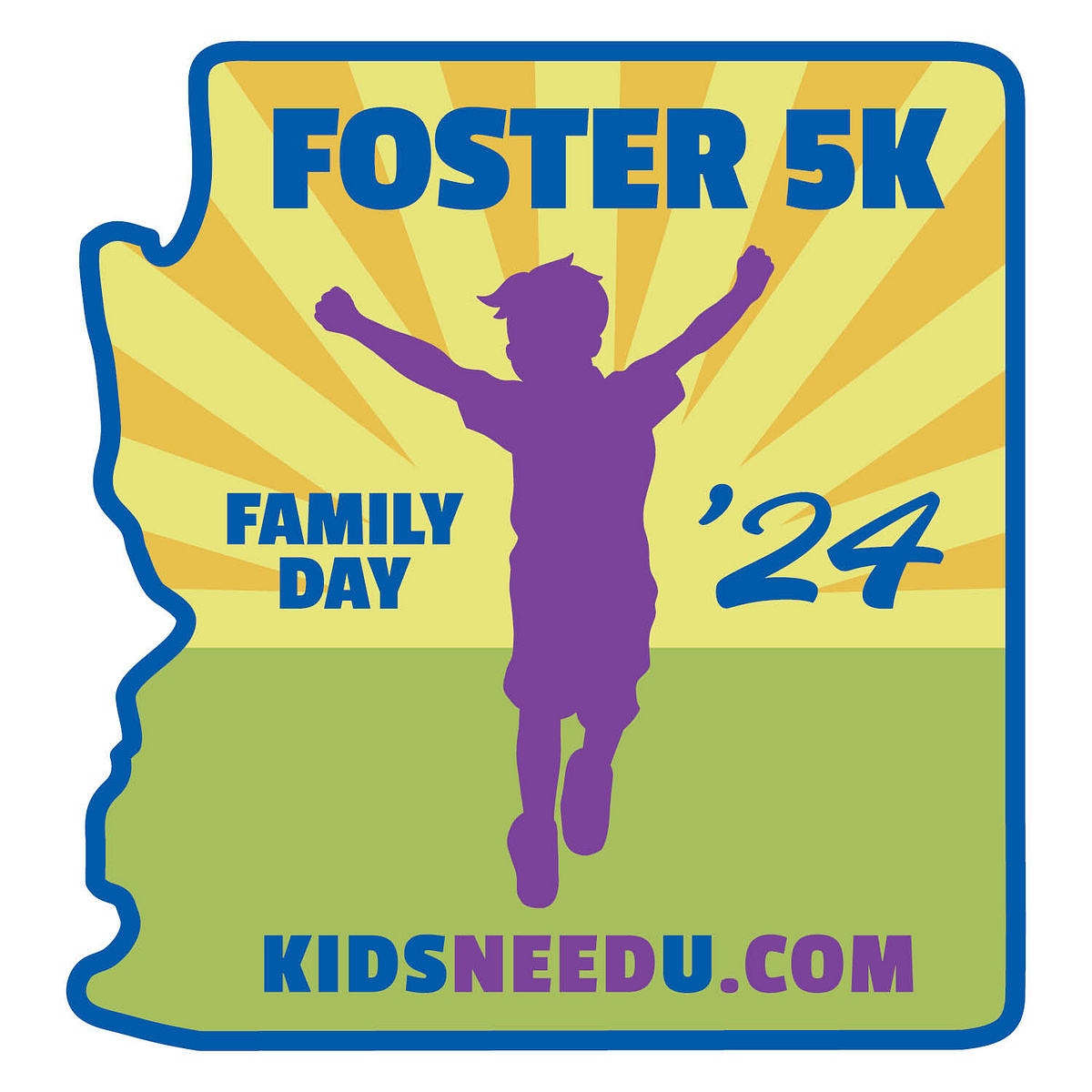 Foster 5K Race Medal Logo Design by Stephanie Marcial on Dribbble