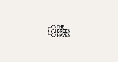 The Green Haven - logo for a clinic branding design graphic design inkscape logo vector