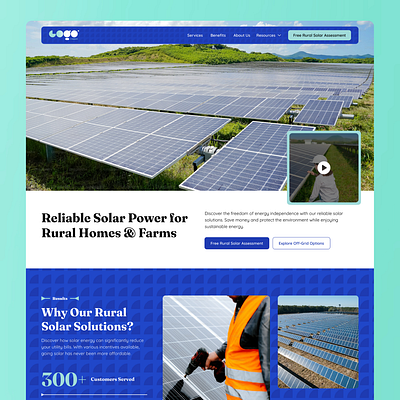 Rural Sun 🌄 | Rural Solar Website Design best solar landing page best solar websites landing page modern solar solar company website solar energy website solar landing page solar leads solar website solar website design solar website template web design website website design