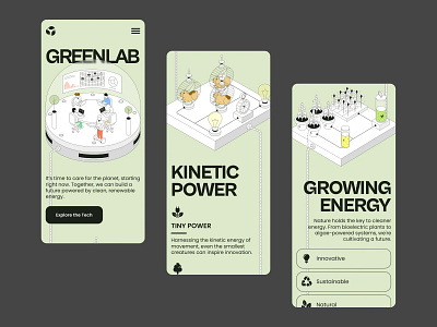 Green Lab responsive Design