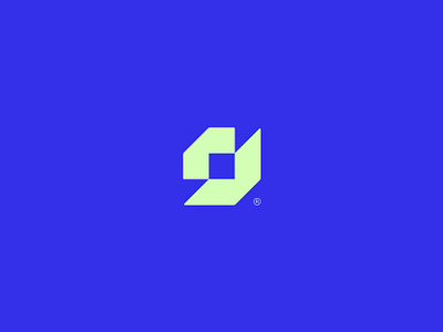 Modified Square Logo construction creative cube gaming geometric hi tech icon icon design logo logo design logo mark minimalistic modern rectangular simple square strong technology