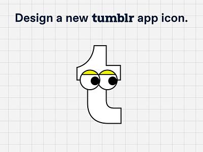Design a new Tumblr app icon app icon branding community design challenge playoff tumblr