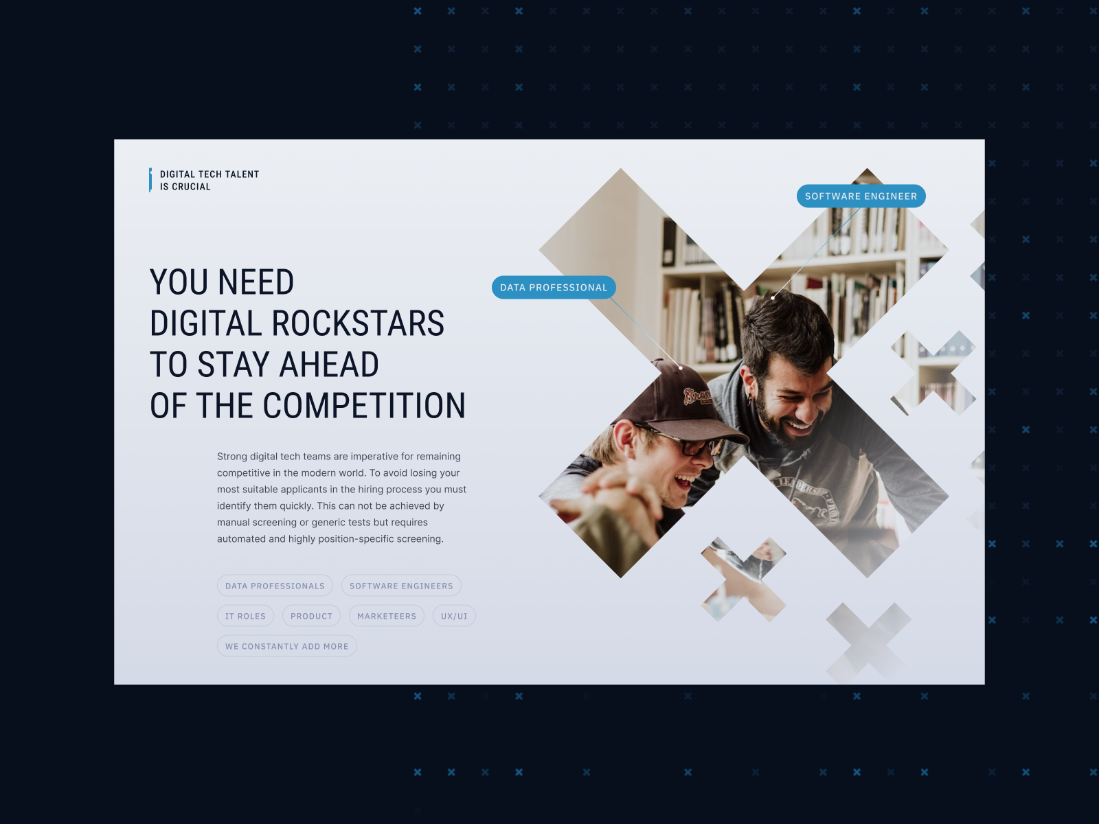 Skillfill – The Hiring Platform animation branding clean design enterprise hiring hr landing page minimal saas ui ux web website