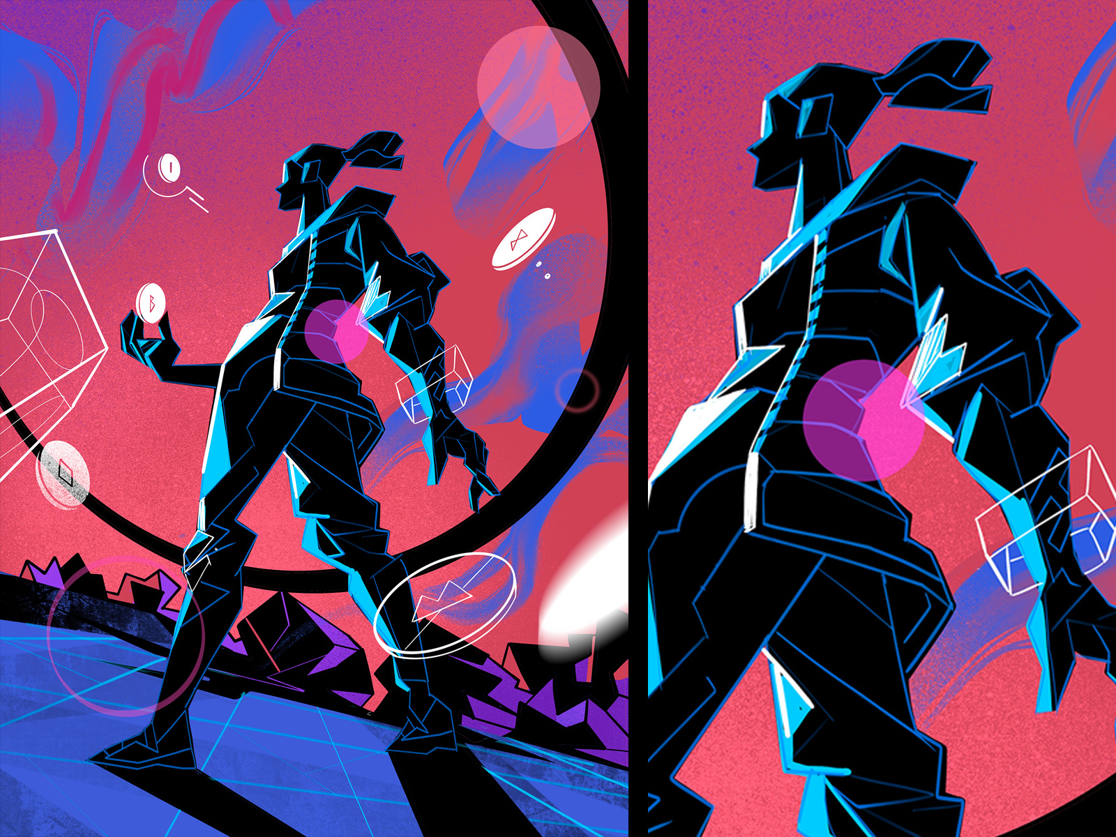 Crypto Rider bitcoins coins crypto cryptoinvestments illustration metaverse virtualreality