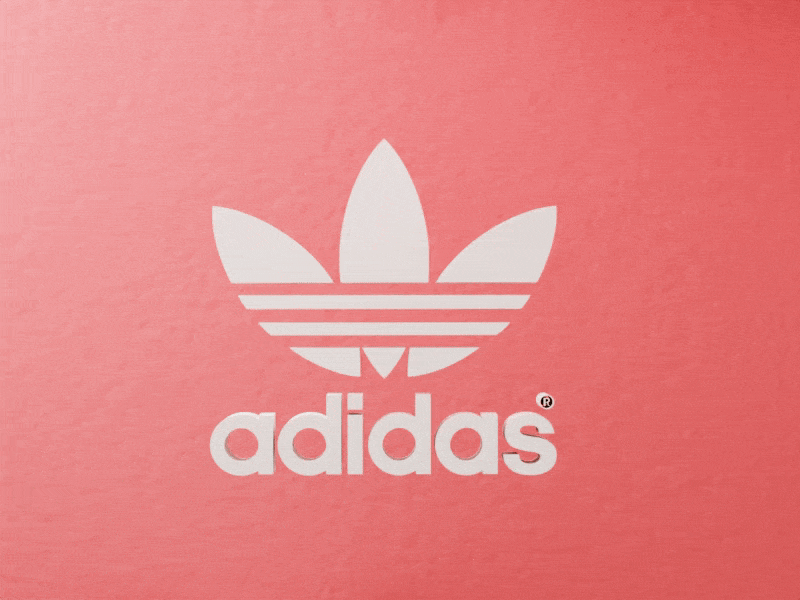 3D presentation, Adidas Stan smith anima branding design logo video