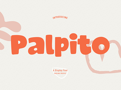 Palpito Handwritten Display Font flyer font font sans fonts glyph app glyphs grafiti handmade kids lettering modern poster sans font sans fonts