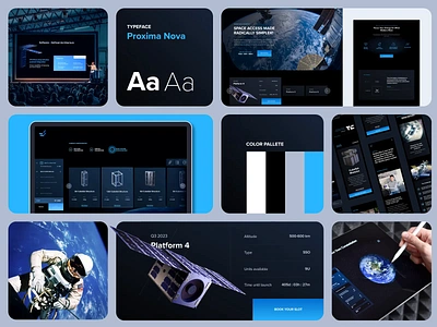 EnduroSat — Case Study b2b case study clean dark homepage satellite simple space ui ux web design website