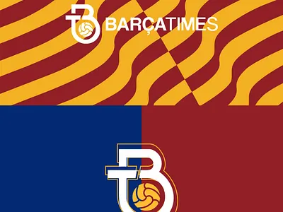 BarcaTimes Logo Redesign barca barcatimes fc barcelona fcb logo redesign sports logo