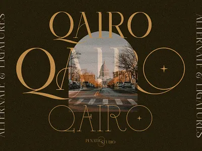 QAIRO _ Ligature fonts beauty font bohemian branding chic font classy display fashion font font font design fonts graphic design ligature ligature font love font modern font sans serif serif font typeface vintage vogue