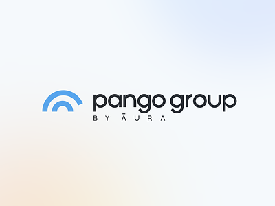 Pango Branding 2fa branding corporate custom type gradients logotype privacy protection safety security technology