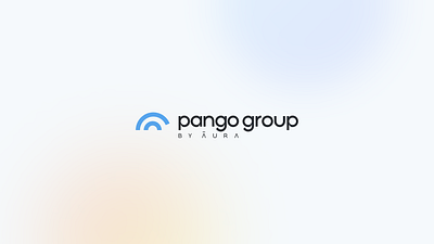 Pango Branding 2fa branding corporate custom type gradients logotype privacy protection safety security technology