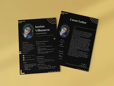 Minimal Resume Template 3d animation app branding design graphic design illustration logo motion graphics typography ui ux vector