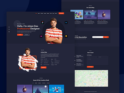 Personal CV Resume Web Template. blog blogger bootstrap clean creative cv employee freelancer gallery personal portfolio resume