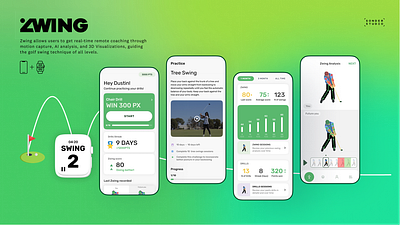 Designing a golf coaching app app design ui ux