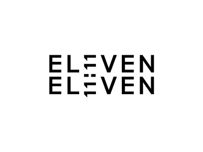 Eleven 11 hour eleven fun wish typography