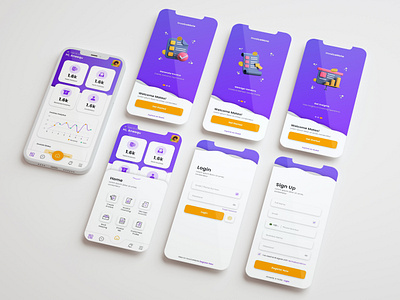 Invoice Mate App Design appdesign ui ux of mob app uiux xd