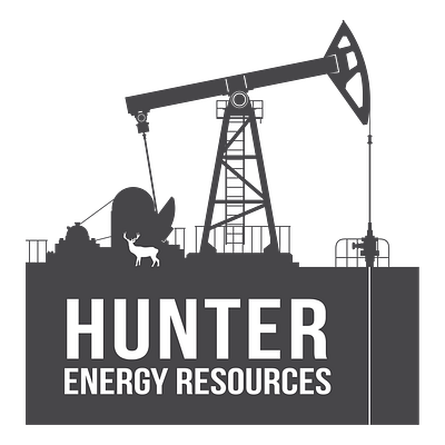 Hunter Energy Resources Logo illustration logo vector