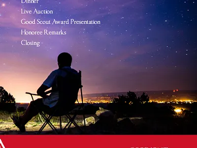 BSA Event Program 03 graphic design