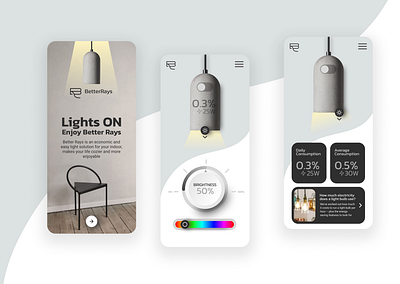 Home Light Ui design home home ui house ui light minimal minimal ui ui ux