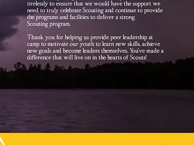 BSA Event Program 15 graphic design