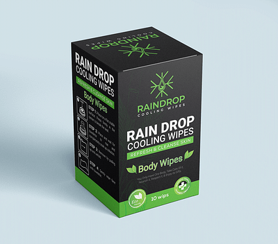 💦❄️ Rain Drop Cooling Wipes – Premium Packaging Box Design ❄️💦 3dmockup adobeillustrator adobephotoshop bodywipes cleandesign coolingwipes ecofriendlypackaging graphic design graphicdesign hygieneproducts luxurypackaging mattefinish modernbranding personalcarepackaging premiumpackaging productdesign skincarepackaging softtouch sustainabledesign