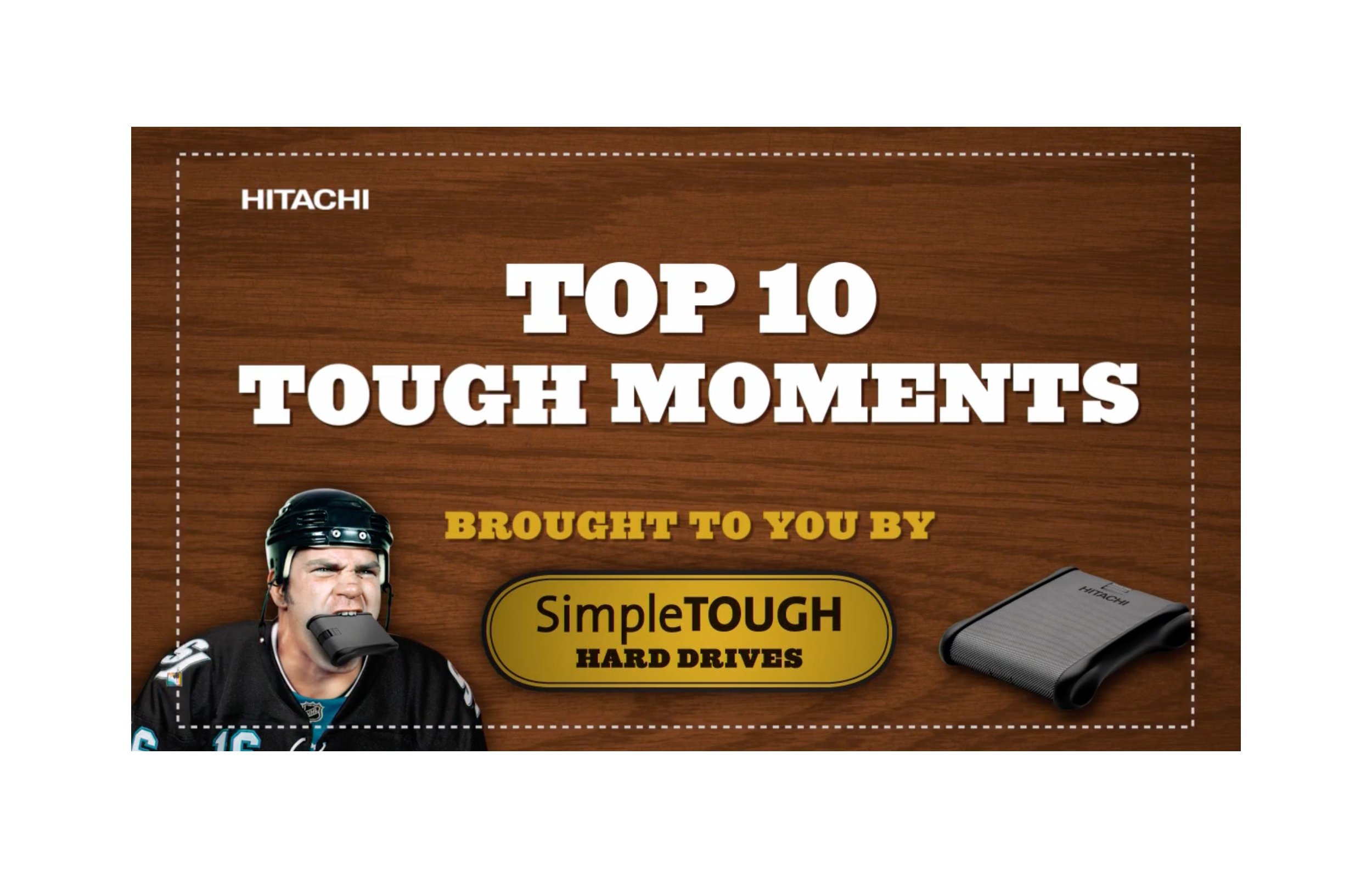 HITACHI EXT. DRIVE Jumbotron Ad ad motion graphics