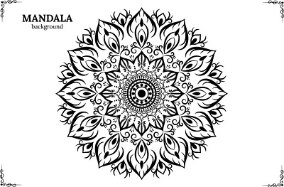 Mandala Design Vector Graphic decor